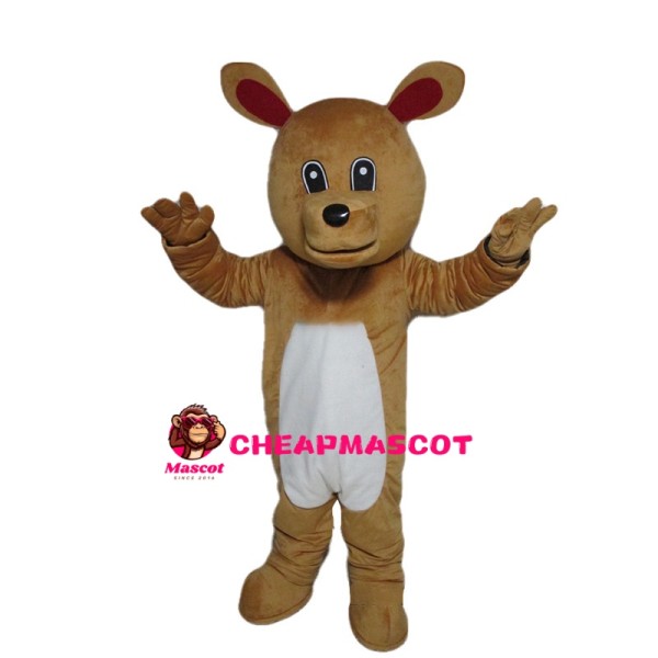 Pitiful Brown Puppy Mascot Costume