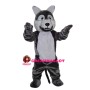 Grey & White Wolf Mascot Costume