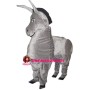 Grey Donkey Mascot Costume