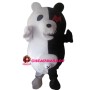 Terrible Black And White Bear Mascot Costume
