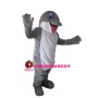 Grey & White Dolphin Mascot Costume