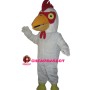 White Chicken With Big Mouth Mascot Costume