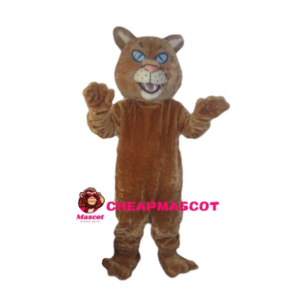 Light Blue Eyes Tiger Mascot Costume