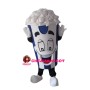 Full Blue Popcorn Bucket Mascot Costume