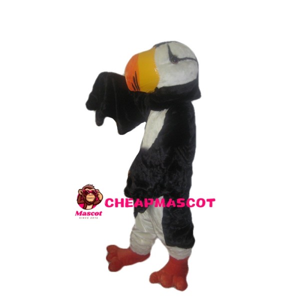 Black & White Eagle Mascot Costume