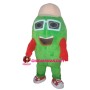 Green Pea Mascot Costume