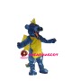 Blue Giant Flying Dragon Mascot Costume