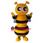 Bee With Big Shiny Eyes Mascot Costume