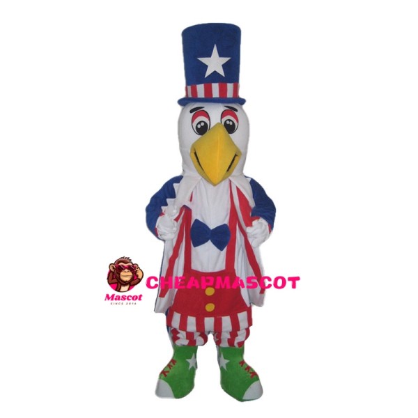 Circus Showing Eagle Mascot Costume