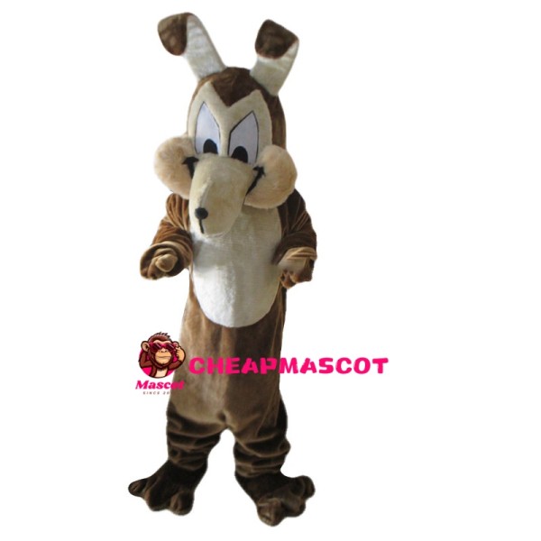 Hilarious Brown Dog Mascot Costume