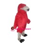 Full Body Red Eagle Mascot Costume