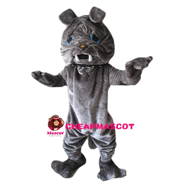 Grey Sharpei Mascot Costume