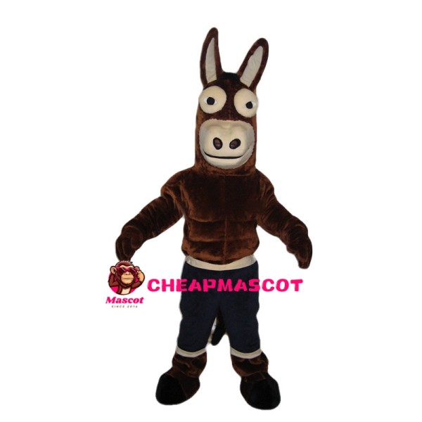 Funny Muscle Horse Mascot Costume