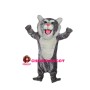 Bellowing Grey Tiger Mascot Costume