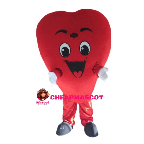 Red Heart Mascot Costume
