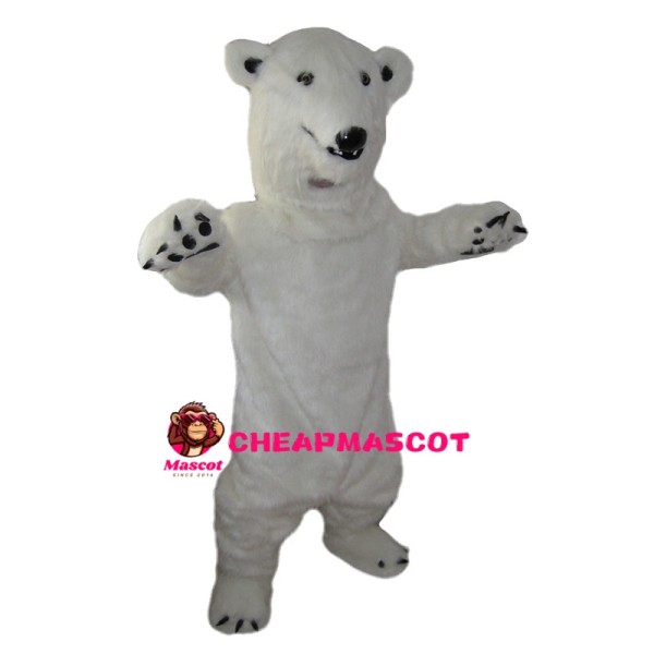 Kind Polar Bear Mascot Costume