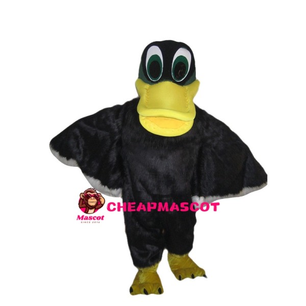 Slow Black Duck Mascot Costume