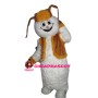 Snowman With Felt Hat Mascot Costume