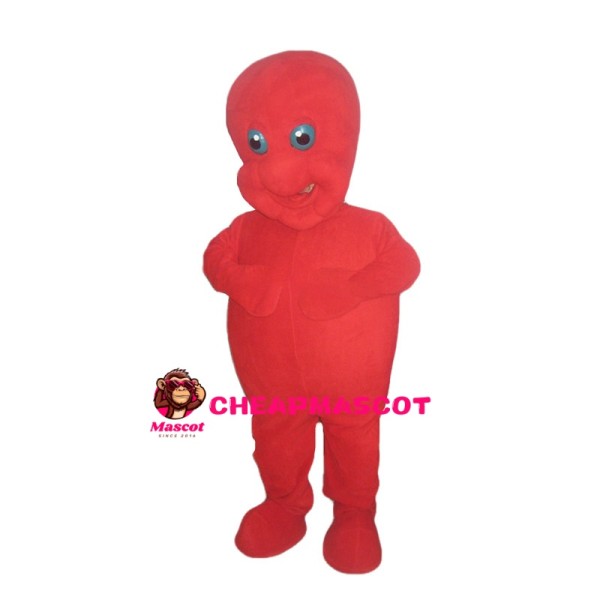 Full Red Dragon Baby Mascot Costume