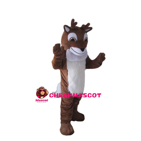 Fawn With Small Horns Mascot Costume