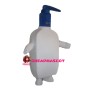 White Plastic Press Bottle Mascot Costume