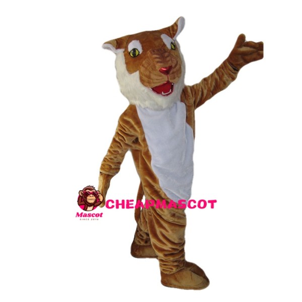 Turned Tiger Mascot Costume