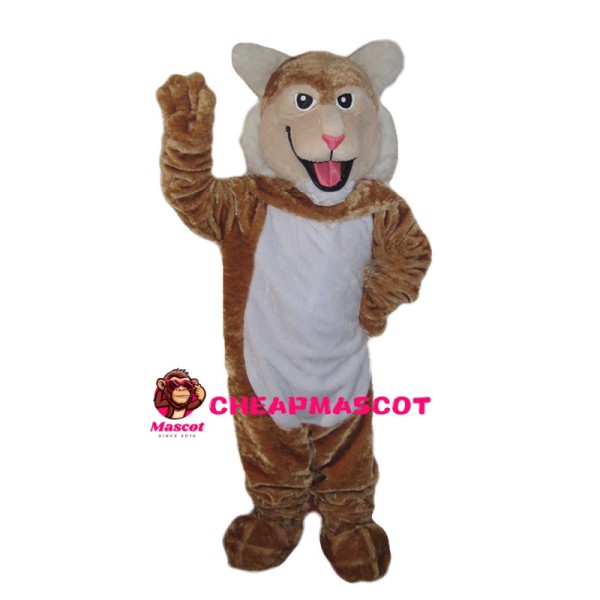 Jolly Greeting Tiger Mascot Costume