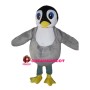 Gray Penguin With Blue Eyes Mascot Costume