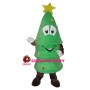 Christmas Tree With Star Mascot Costume