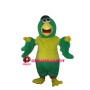 Green Long Fur Chicken Mascot Costume