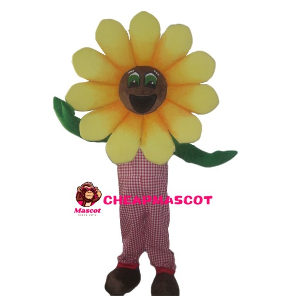 Bright Sunflower Mascot Costume