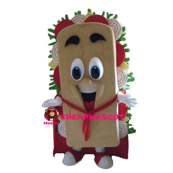 Seafood Sausage Sandwich Mascot Costume