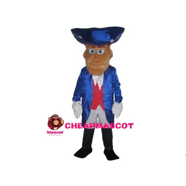 Medieval Black Gentleman Mascot Costume