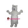 Delighted Polar Bear Mascot Costume