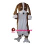 Brown & White Dog With Lop Ears Mascot Costume