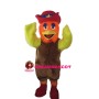 Fancy Chicken With Orange Head Mascot Costume