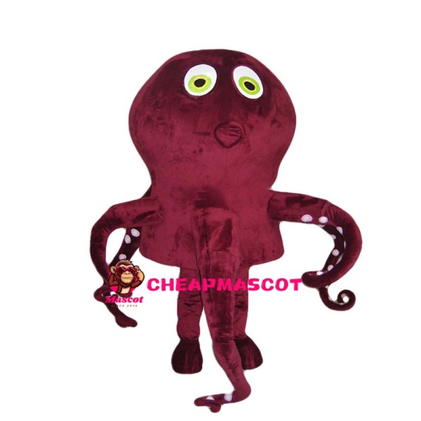 Green Eyes Octopus Mascot Costume