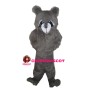 Drowsy Grey Bear Mascot Costume