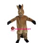 Tired Brown Horse Mascot Costume