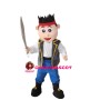 Samurai Holding Machete Mascot Costume
