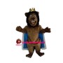 Lion King In Blue Cloak Mascot Costume