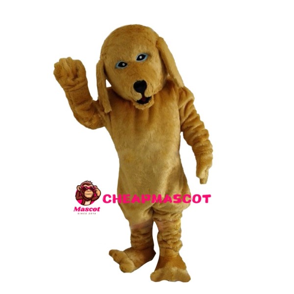 Honestly Cute Brown Dog Mascot Costume
