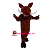 Wild Boar With Two Fangs Mascot Costume