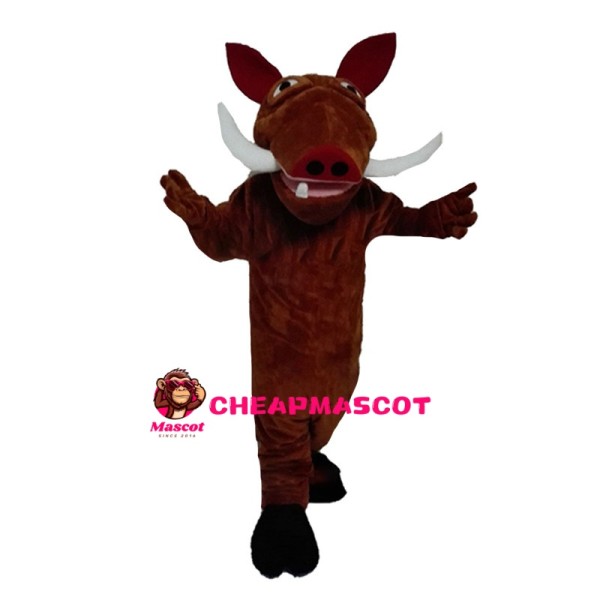 Wild Boar With Two Fangs Mascot Costume