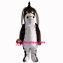 Foolishly Black & White Donkey Mascot Costume