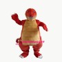 Huge Orange & Yellow Dinosaur Mascot Costume