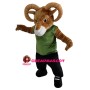 Serious Bighorn Sheep Mascot Costume