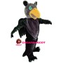 Dark Green Bird With Ears Mascot Costume