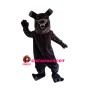 Manic Black Dog Mascot Costume