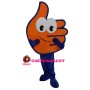 Orange Like Sign Mascot Costume